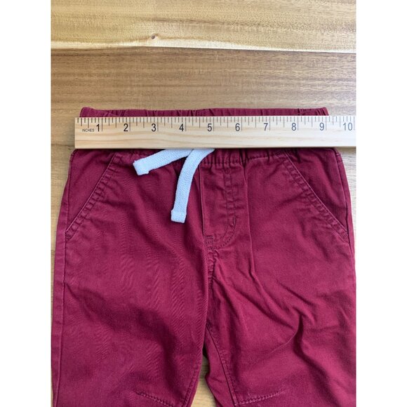 Cat & Jack Toddler Burgundy Pull-On Pants w/ Stretch Waistband & Drawstring 2T - Picture 10 of 10